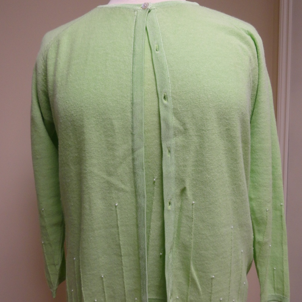 Lime Green sweater set with accents